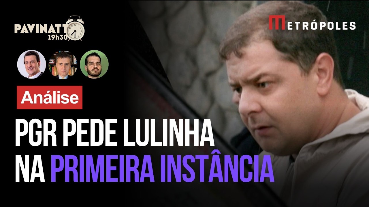 Pavinatto sobre Lulinha: "está errado. O Lulinha tem foro especial? Está errado".