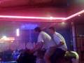 Father and Son Ride the Bull