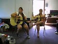 Casey and Morgan performing division by Aly and Aj