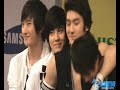 080713 Kyuhyun being ridiculously cute with Siwon [Fancam]