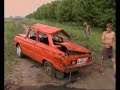 Разгон по грунтовой дороге с опрокидыванием