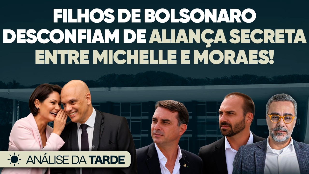 🚨 Filhos de Bolsonaro Desconfiam da Michelle, Mas a Armadilha é do Moraes!