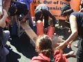 Waterboarding re-enactment at Oct 5 War Demo