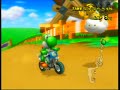 here's the second half of sunday's hook cup. this pretty much wraps up the weekend competitions. other people will probably be holding their own sets of races over the following few weekends, but this is the last one i'll be hosting. race #3 moonview highway i didn't do so hot as wario on the wario bike yesterday, so i had a stronger feeling this time. i had forgotten that not only are these races usually close, they're intense. people bop each other with items constantly. and in no course ...