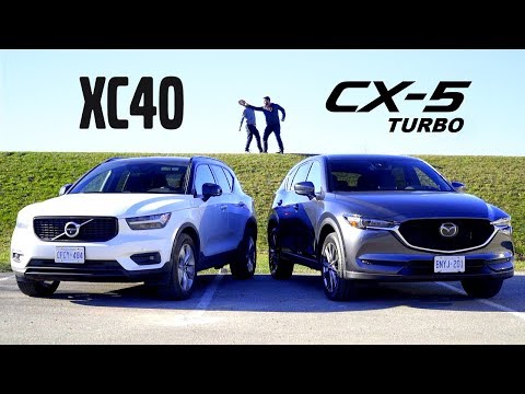 2019 volvo xc40 vs 2019 mazda cx 5 turbo attack of the compacts