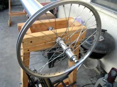 home built pipe lathe.AVI