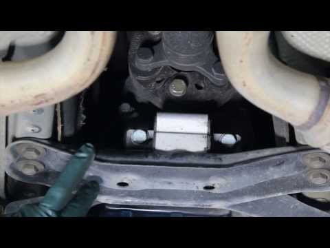 DIY Transmission Rubber Mount Replacement on 10 to 15 Year Old Mercedes Benz