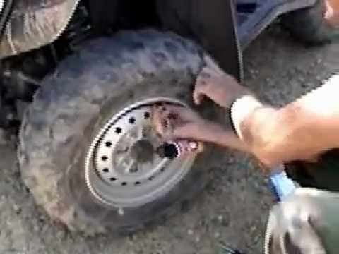 how to patch atv tire