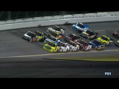 Watch This Crazy Crash Go Down At The Truck Series Race In Daytona