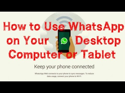how to sync whatsapp with laptop