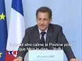 integrale sarko G8 Q8 saoul Sarkozy bourré ivre +music