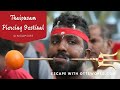 Thaipusam - Removing the piercings