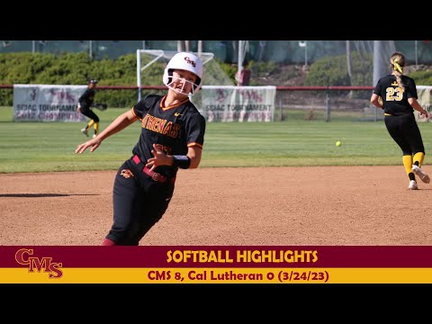 Softball Highlights vs. Cal Lutheran thumbnail