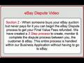 eBay Dispute Process in Protech1inc Business Application