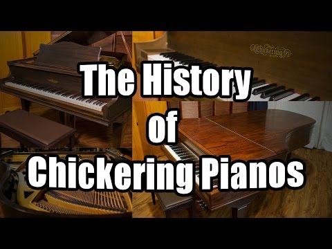 chickering piano - http://livingpianos.com/pianos/the-history-of-chickering-pianos/ https://www.facebook.com/livingpianos Chickering & Sons pianos is one of the oldest, America...