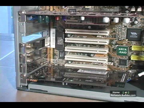 how to fit ethernet card