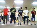 6th period pe boys do the macarena