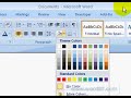 Microsoft Word 2007 - The Ribbon