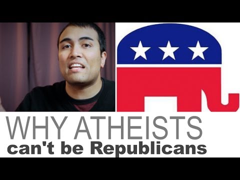 Republicans - Why atheists CAN'T BE Republicans Hemant Mehta (http://www.friendlyatheist.com, http://www.patreon.com/Hemant) http://www.patheos.com/blogs/friendlyatheist/2...