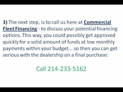 how to finance a commercial vehicle
