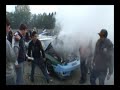 240SX drift crash + fire