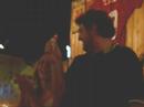 Jim Hauber waves his Weiner