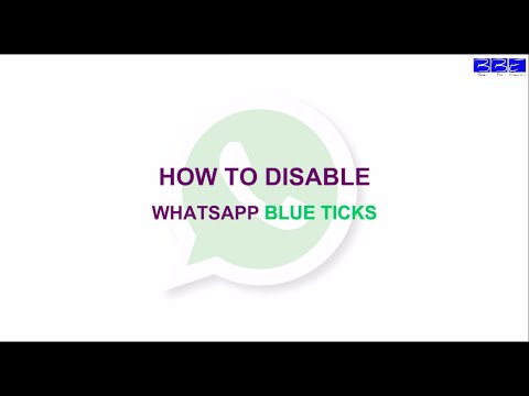 how to remove blue ticks from whatsapp