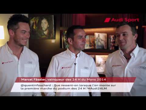 Benoît Tréluyer, vainqueur des 24H du Mans 2014, répond à @quentinfouchard