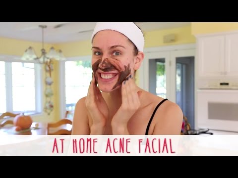 how to do acne facial at home