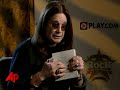 ozzy osbourne was officially named a living legend at the classic rock awards and to celebrate the occasion he posed for photographers alongside legendary guitarist slash. (nov. 4)