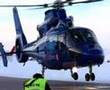 Helicopter Dauphin Courchevel FRANCE