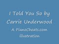 I Told You So by Carrie Underwood