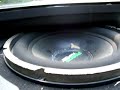 Blowing the dust cap off a 15\" sub at 20hz