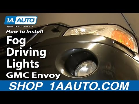 How To Install Replace Fog Driving Lights 2002-09 GMC Envoy, Envoy XL and XUV