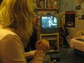 Crazy norwegian student playing PS2