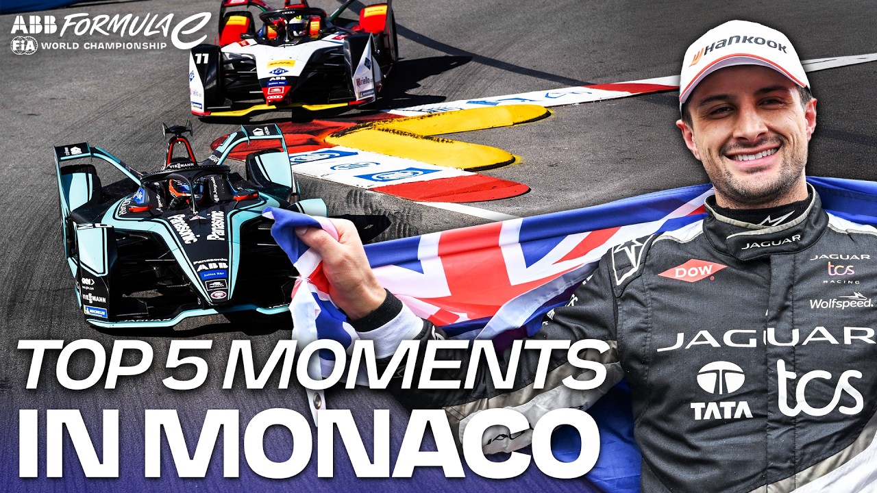 Last Lap Lead, 1% Energy & A Stunning Comeback | Top 5 Monaco Moments | Formula E