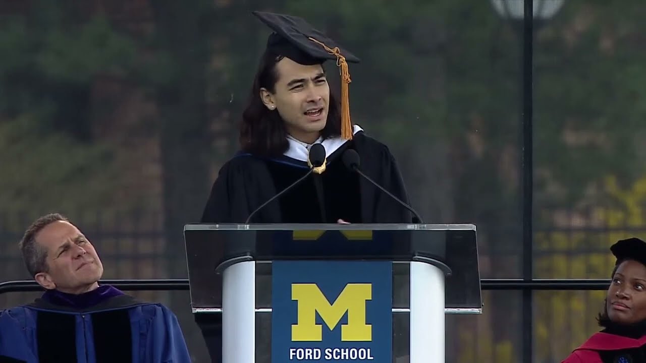 2022 Commencement – Julian Brave NoiseCat: Charge of the class