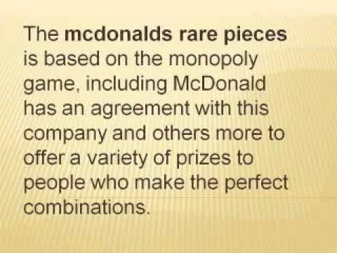 rare mcdonald monopoly game pieces rare mcdonald monopoly game pieces