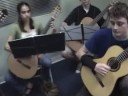this is a tune for four guitar parts in a minimalist/meditative style by tim brace. the music iis available from the childbloom co. (email: childbloom#aol.com). it is performed by austin bella corda at a recent rehearsal.