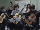 this is a tune for four guitar parts in a minimalist/meditative style by tim brace. the music iis available from the childbloom co. (email: childbloom#aol.com). it is performed by austin bella corda at a recent rehearsal.