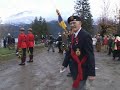 Draft dogger mayor lays wreath.