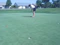 Suzanne Rollinson nails a perfect putt in Roseville, CA  -  Mother's Day 2009
