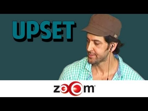 Hrithik Roshan is upset with the media