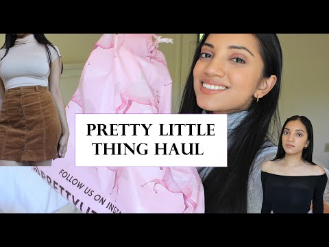 pretty little thing dress haul