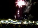 Vuurwerk na de wedstrijd van  Zwolle - De Graafschap