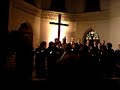 here we see footage from the 2004 christmas concert by new chamber orchestra in warsaw - conducted here by richard berkeley. 

you can find carols like these in the store at http://astore.amazon.com/wwwusenetposc-20?%5fencoding=utf8&node=7 

the tune is a verse from a famous polish carol 