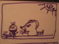 I was siiting under a tree when an apple hit me on the head.Then it hit me(an Idea not the apple)I'm going to make a stupid cartoon,here it is!