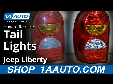 How To Install Replace Fix Broken Taillight 2002-04 Jeep Liberty