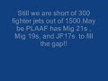 Indian air force (IAF) vs Chinese air force (PLAAF) - Part 1