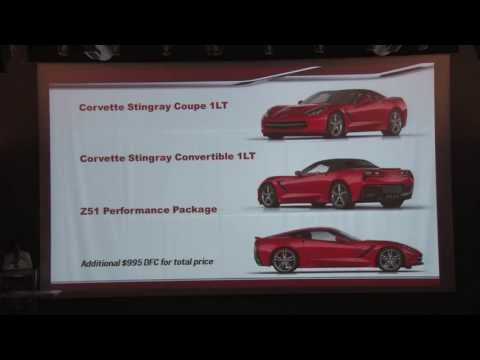 Corvette - Here is the full 2014 Corvette Stingray Seminar put on by Corvette Chief Engineer Tadge Juechter and Corvette Product Manager Harlan Charles at the Corvette ...